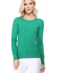 Crew Neck Long Sleeve Light Basic Casual Knit Top