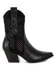 Prosia Rhinestone-Studded Cowboy Boots