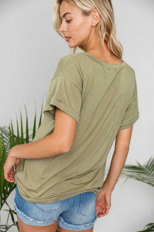 e Luna PLUS Camouflage Sequence Pocket Top