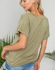 e Luna PLUS Camouflage Sequence Pocket Top