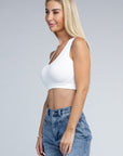 Ribbed Cropped Tank Top