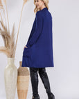 Celeste Full Size Open Front Cardigan with Pockets