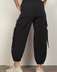 VERY J Elastic Waist Woven Cargo Pants