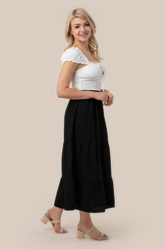 Lilou Tiered Maxi Skirt