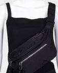 Fame Multi Pocket Nylon Crossbody Bag