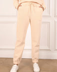 Lilou Cream Sweat Jogger Pant