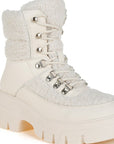 Wellerman Faux Fur Detail Chunky Hiker Boots