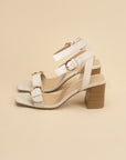 TREATY-S Buckle Sandal Heel