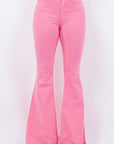 GJG Denim Bell Bottom Jean in Pink - Inseam 30"