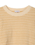 Lilou Herringbone Crew Neck Sweater - My Pampered Life Seattle