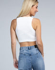 Ribbed Cropped Tank Top