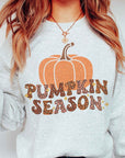 LEOPARD PUMPKIN SEASON Graphic Sweatshirt