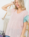 e Luna Plus Low Gauge Color block Top