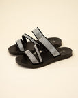 ZEAL-S Rhinestone Strap Sandals