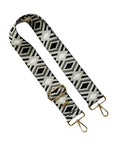 Thomas and Lee Co Diamond Embroidered Bag Strap  3 Colors available