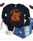 Creepin' It Country Long Sleeve Graphic Tee