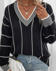 Striped Knit Sweater