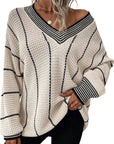 Striped Knit Sweater