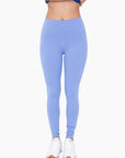 Mono B Tapered Band Essential Solid Highwaist Leggings