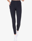 Mono B Tapered Band Essential Solid Highwaist Leggings