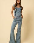 Denim Lab USA Backless Puffle Jumpsuit