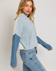 Le Lis Color Block Oversize Sweater