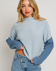 Le Lis Color Block Oversize Sweater