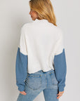 Le Lis Color Block Oversize Sweater