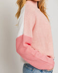 Le Lis Color Block Oversize Sweater