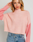 Le Lis Color Block Oversize Sweater