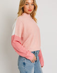 Le Lis Color Block Oversize Sweater