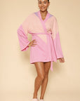 Chevron Terry Cloth Novelty Robe