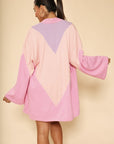 Chevron Terry Cloth Novelty Robe