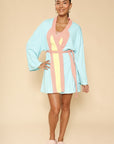 Retro Arch Terry Cloth Novelty Robe