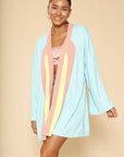 Retro Arch Terry Cloth Novelty Robe