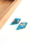 Crystal Studs - Blue Sparkle