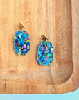 Lexi - Blue Sparkle Earrings