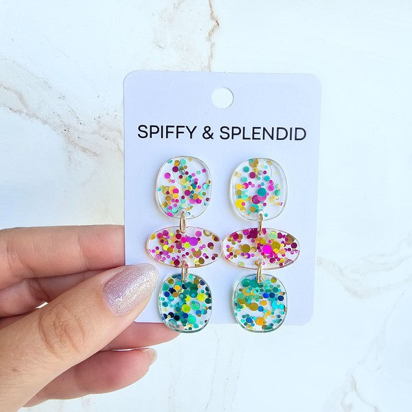 Florence - Confetti Earrings