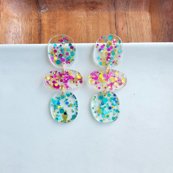 Florence - Confetti Earrings