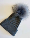 Pure Angora Genuine Fur Luxe Beanie