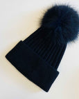 Pure Angora Genuine Fur Luxe Beanie