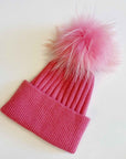 Pure Angora Genuine Fur Luxe Beanie