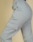 Side Pocket Drawstring Waist Sweatpants