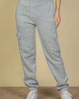 Side Pocket Drawstring Waist Sweatpants