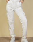 Side Pocket Drawstring Waist Sweatpants