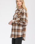 BOYFRIEND Fit Checker Plaid Flannel Long Sleeve
