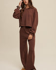 Listicle Knit Sweat Top and Pants Athleisure Lounge Sets