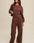 Listicle Knit Sweat Top and Pants Athleisure Lounge Sets