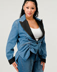 Athina Cute Denim Blazer