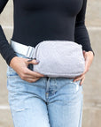 Lola Boucle Sherpa Sling/Belt Bag